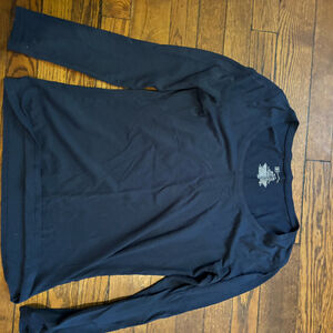 Women’s blue long sleeve T-shirt
